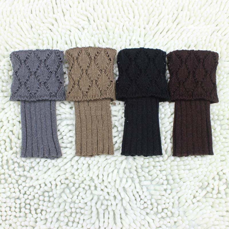 Beenwarmers Vrouwen Hollow Haak Breien Dikkere Dames Elegante Womens Solid Eenvoudige All-Match Zachte Katoen Trendy