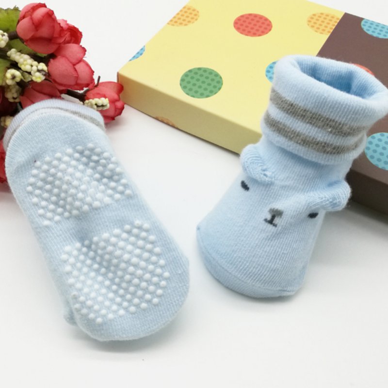 Neugeborenen Unisex Mädchen Jungen Socken Baby Socken Niedlichen baby rutsch Ersten Wanderer recien nacido neonato
