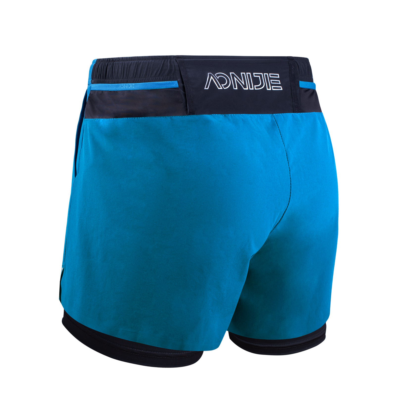 Aonijie  f5102 herre hurtigttørrende trepunkts boxershorts med indvendigt for til trail fitness maratonløb fitnesscenter
