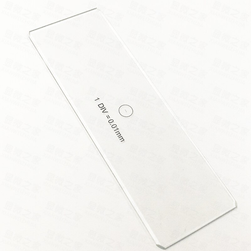 Microscope Accessories Object Micrometer C1 Ruler Measuring Accurate Grid Value 0.01mm a Scale Measuring Scale