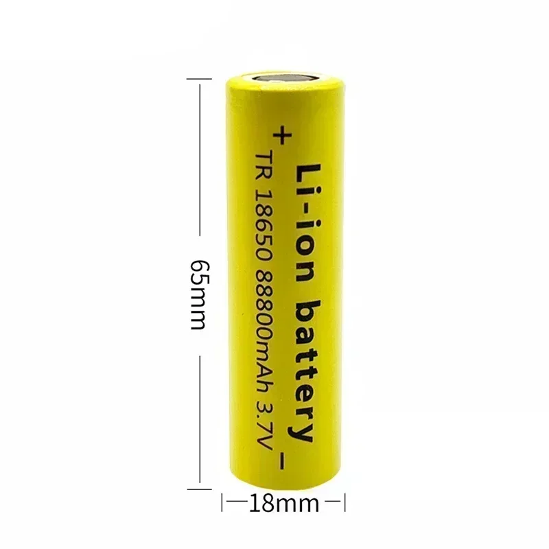 18650 lithium-ion battery 88800mAh 3.7V rechargeable battery is suitable for various electronic products such as flashlights.