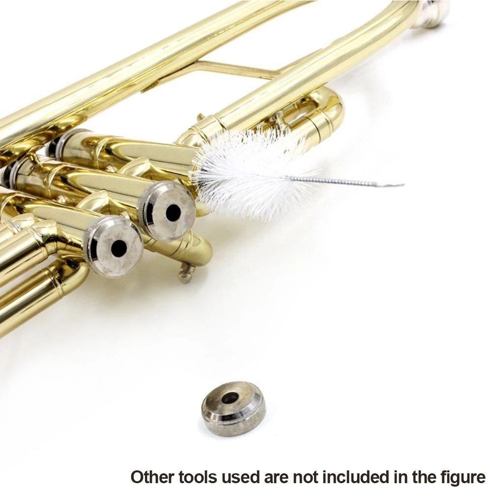 Kit de nettoyage pour trompette Trombone, buse à bulles en laiton, Valve, brosse, tige, accessoires pour instruments de musique, 3 pièces/ensemble