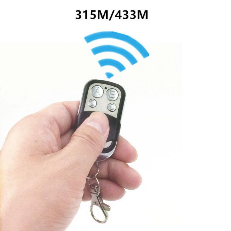 Universal 4 Buttons Garage Door Opener Remote Control 433MHZ Clone Fixed Learning Rolling Code Duplicator Garage