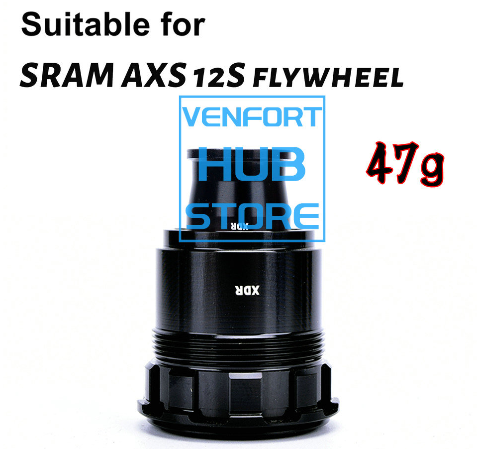VENFORT GOLDIX HUB Ratchet Freehub Body For MTB BIKE SRAM XD Micro Spline HG 9/10/11/12S QR/THRU/BOOST: Navy Blue