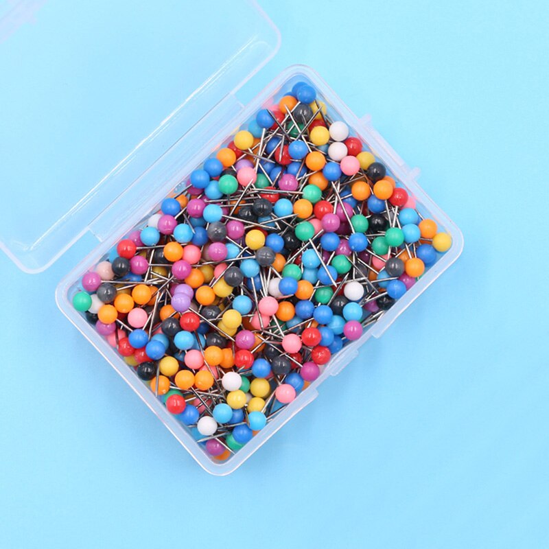 HLJFISHING 100pcs/lot Multi Color Fishing Pin 15x4mm Fasten Fishing Line Winder Reel Spool Fishing Tackle
