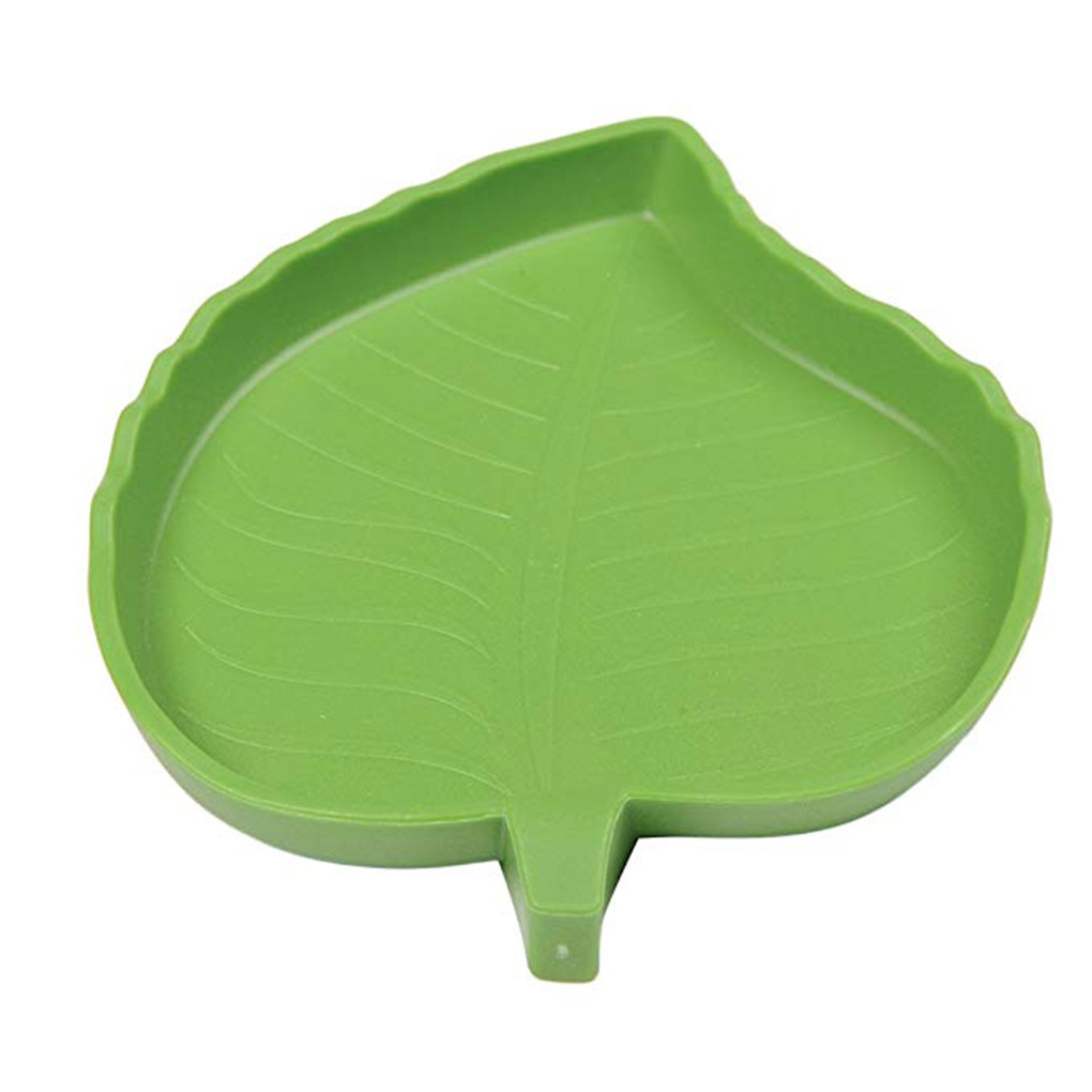 Amphibians Reptiles Feeder Plastic Reptile Terrarium Feeding Basin Tortoise Lizard Crawler Bowl Basin Water Fountain For Turtles: L