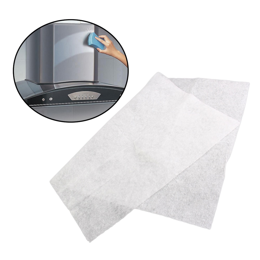 Clean Cooking Nonwoven Range Hood Grease Filter Kitchen Supplies Pollution Filter Mesh Range Hood Filter Paper Oil Filter Paper