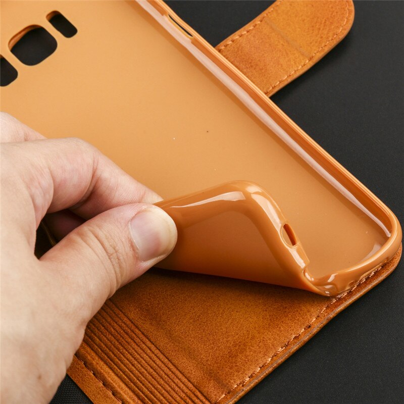 For Samsung Galaxy S8 Plus Case Leather Vintage Phone Case On Samsung S8 Plus Case Flip Wallet Cover For Samsung S8 Case S8+ Bag