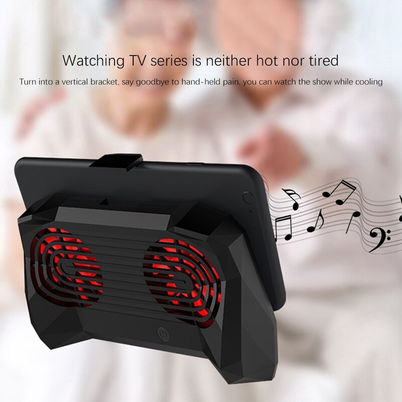 Handy-Spiel Controller Vier Finger Dual Fan Handy Kühler USB Interface Power Die Telefon Gamepad Für Ios/Android