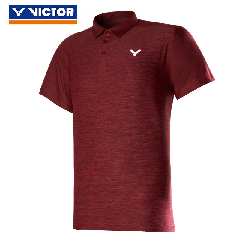 Victor Leisure Serie Gebreide Polo T-shirt S-00020 Dezelfde Stijl Voor Mannen En Vrouwen: L / Black