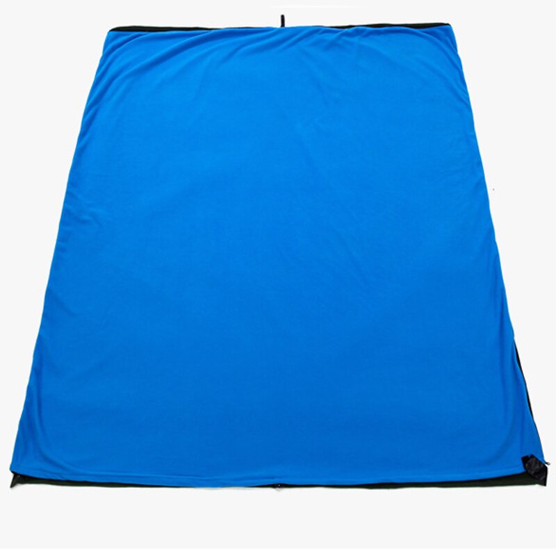 Fleece liner sovsäck vuxen camping inomhus hotell smutsavvisande ultralätt bärbar fleece sovsäck