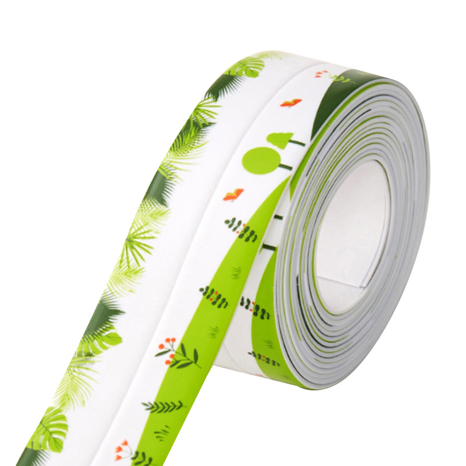 38MM Caulk Strip For Bathtub Bathroom Caulk Tape Self Adhesive PVC Waterproof Sealing Tape Edge Protector For Kitchen JA: White B