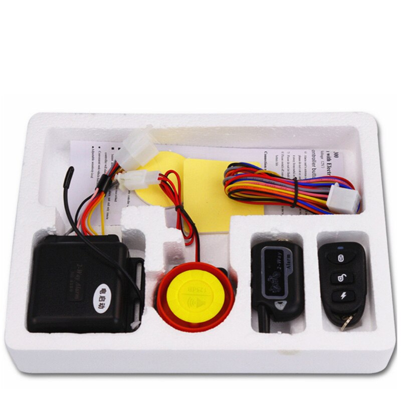 BAFIRE-sistema de alarma bidireccional para motocicleta, Control remoto, alarma de vibración, protección antirrobo, arranque de motor: Default Title