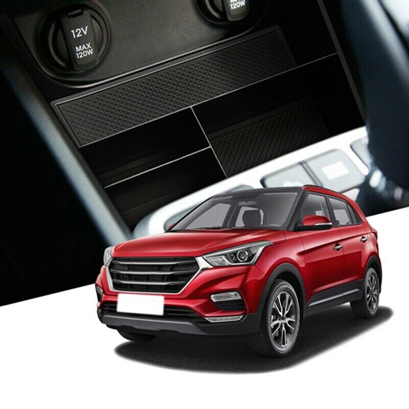 Caja de almacenamiento de pasamanos Central para coche, bandeja de almacenamiento de reposabrazos para Hyundai Creta IX25 , accesorios: Default Title