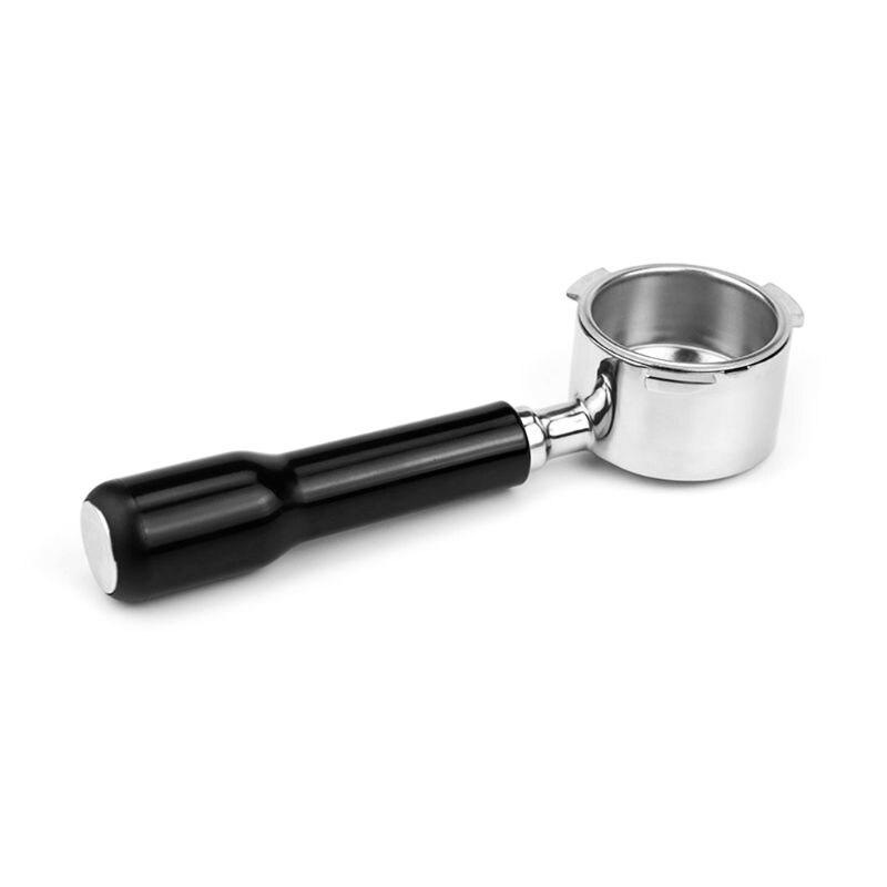 Stainless Steel Espresso Coffee Machine Handle 51MM Bottomless Filter Holder Bottomless Portafilter For Delonghi: 2