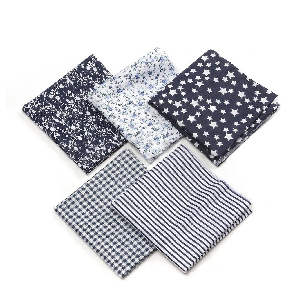 DIY handmade patchwork small floral fabric Cotton Clothes Handicrafts Knitting Indoor decorations Home use: black