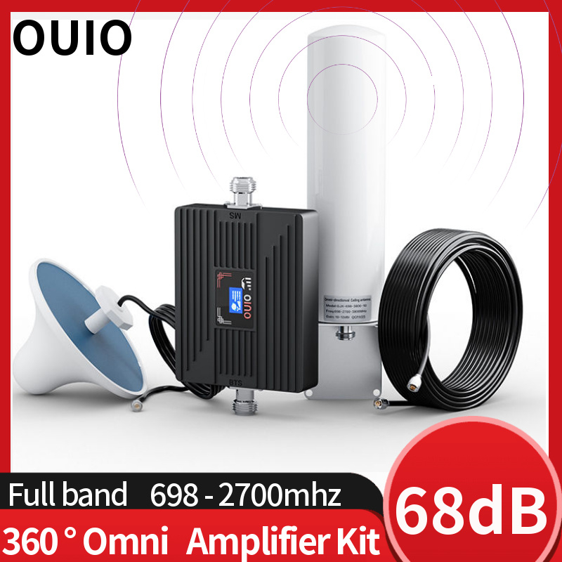 OUIO versterker 2600 mobiele telefoon netwerk repeater 1700 1900 Dual-band 1800 + 2100 mhz signaalversterker gsm900 netwerkversterker telefoon