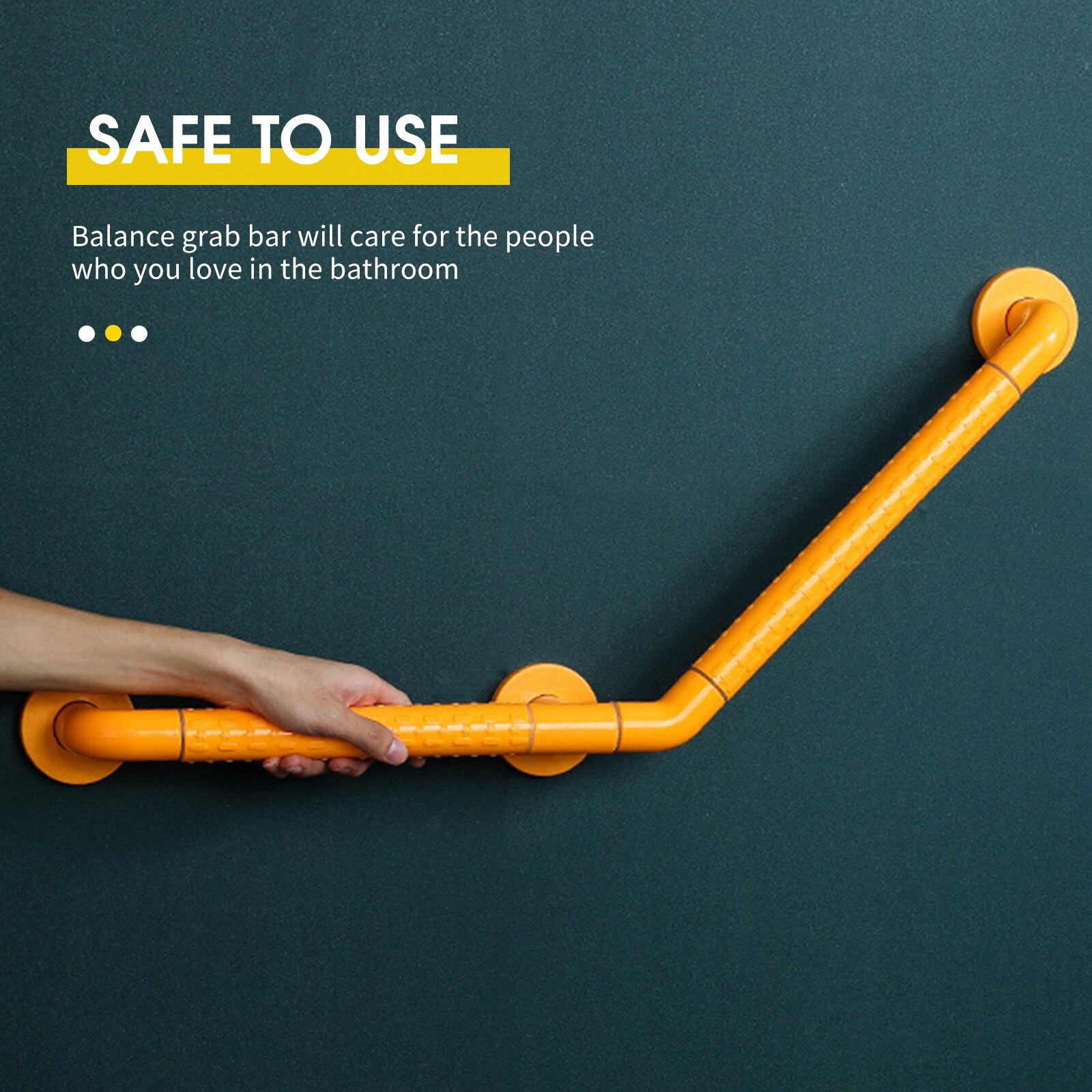 Barre d'appui pour salle de bain, douche, baignoire, Support pour personnes à mobilité réduite, barre de maintien d'équilibre, Rail de sécurité en acier inoxydable pour les murs des escaliers