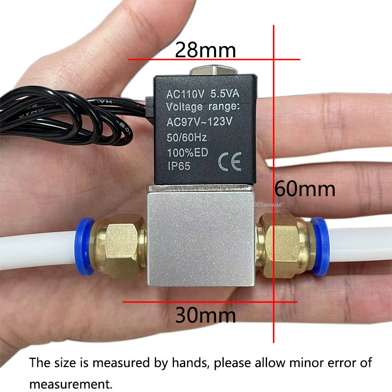 Normaal Gesloten 1/4 "Magneetventiel DC 12V 24V Pneumatische Positie Spoel Legering Intern Elektrisch AC 110V 220V voor Lucht Water Olie
