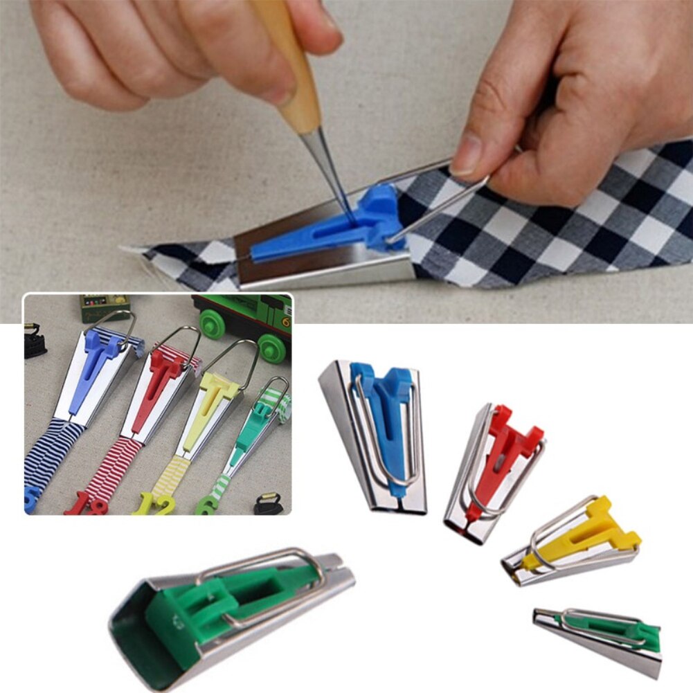 Sewing Accessories Bias Tape Makers DIY patchwork tools Edger Splicing Cloth Fabric Quilting Sewing Bias Tape Make Binding Tool