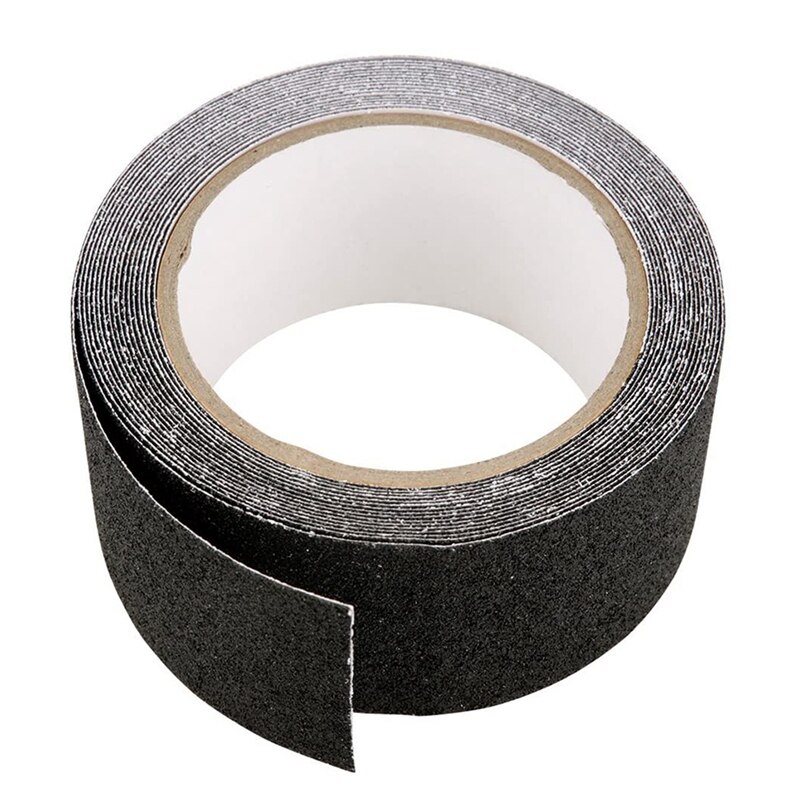 Ruban Antidérapant Noir-Jaune 10m X 5cm | Adhésif PVC Pour Escaliers Intérieur/Extérieur - Sécurité Sol