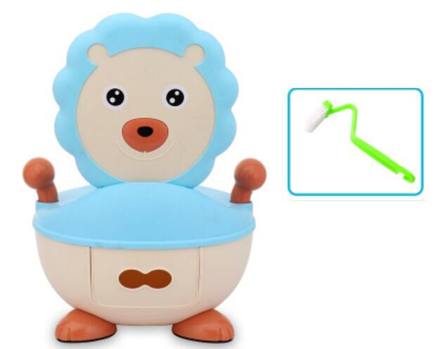 2 in 1 Potty Training Seat Potty Chair | Toilet Seat Reducer Portable Potty: Blue