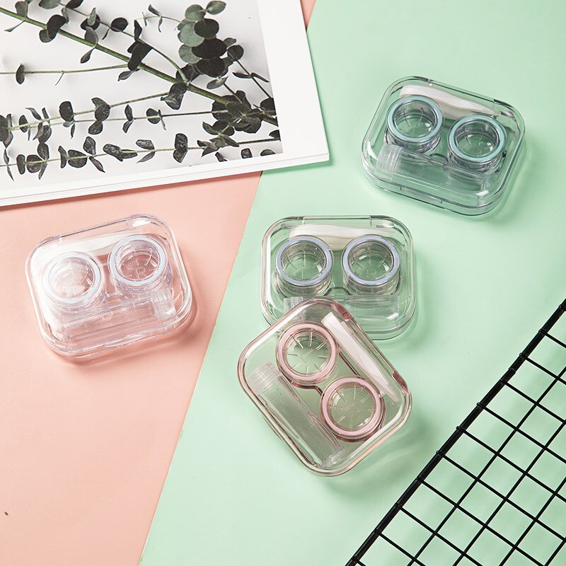 EYESHARE Portable Transparent Lazy Contact Lenses Colored Lens Partner