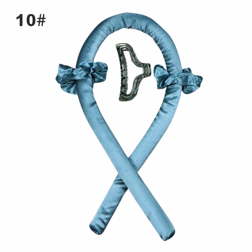 Heatless Hair Curlers For Long Hair To Sleep In Overnight No Heat Silk Curls Headband Ribbon and Flexi Rods for Hair Accessories: 10