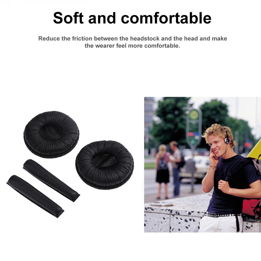 1 Paar Audio Video Oortelefoon Accessoires Vervanging Oorkussens W/Hoofdband Kussens Voor Sennheiser PX100 PX200 Hoofdtelefoon