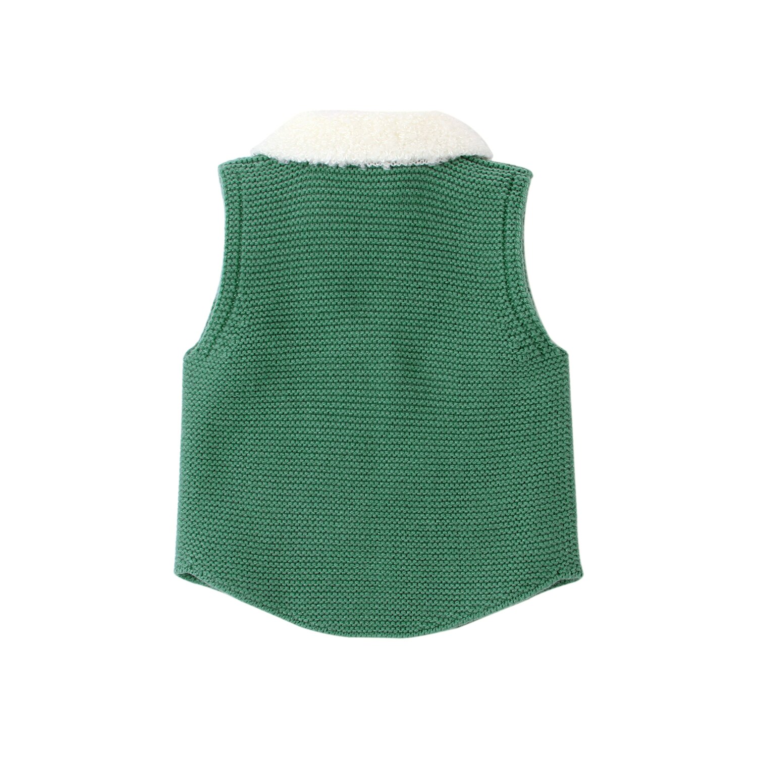 Gilet en tricot sans manches pour bébés garçons et filles, pull coréen décontracté en laine pour enfants