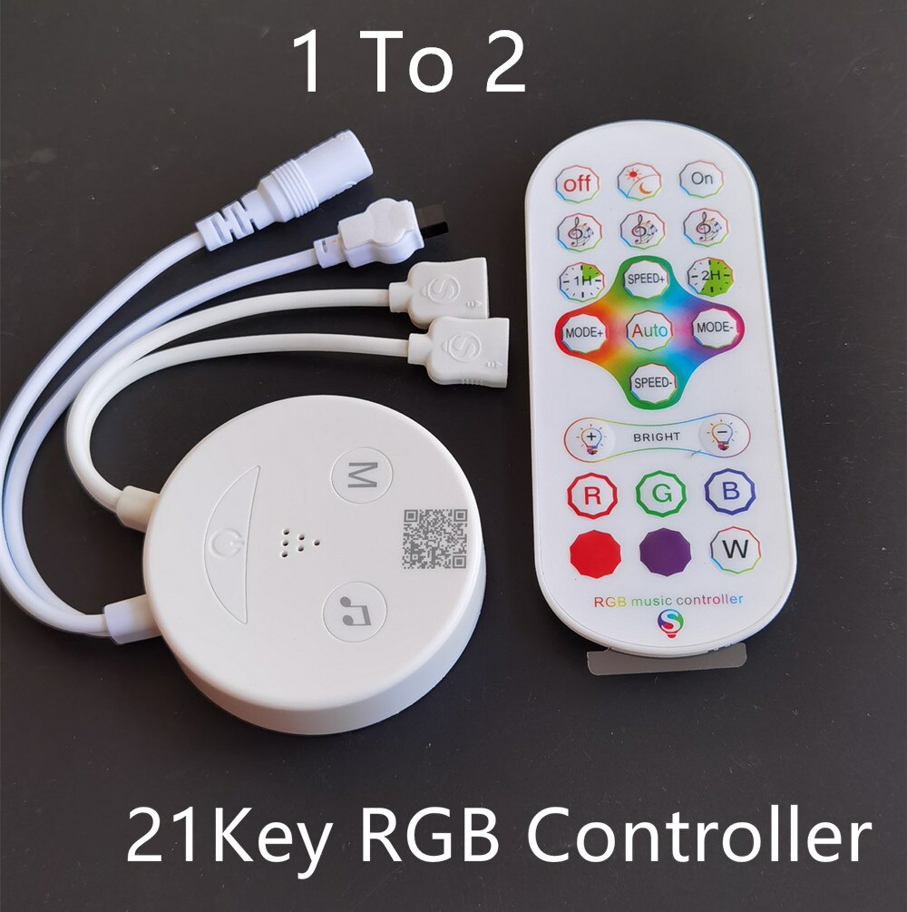 Music Control DC5-24V 21key IR Remote Controller For 5050 2835 RGB Led Strip Light
