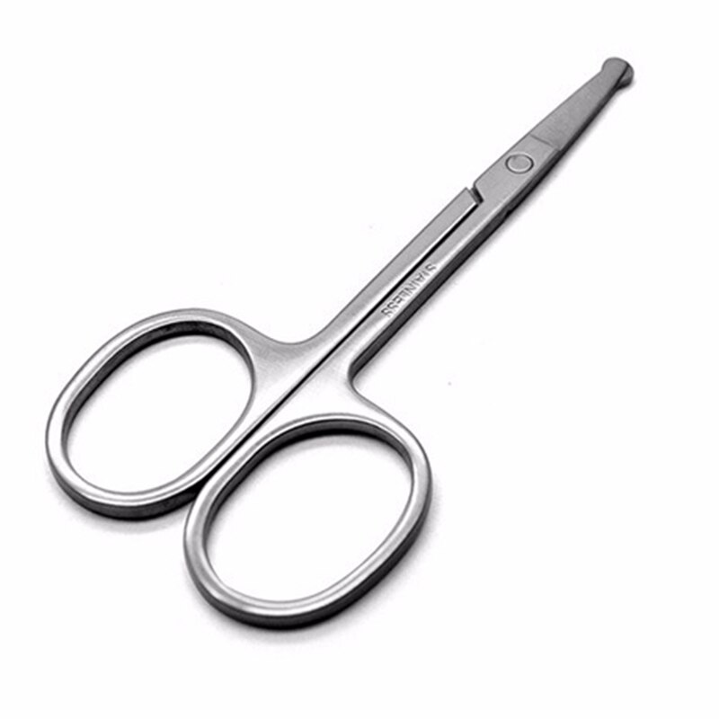 Stainless Steel Sharp Tip Eyebrow Makeup Scissors Face Hair Trimming Tweezer Scissors Beauty Tool 669
