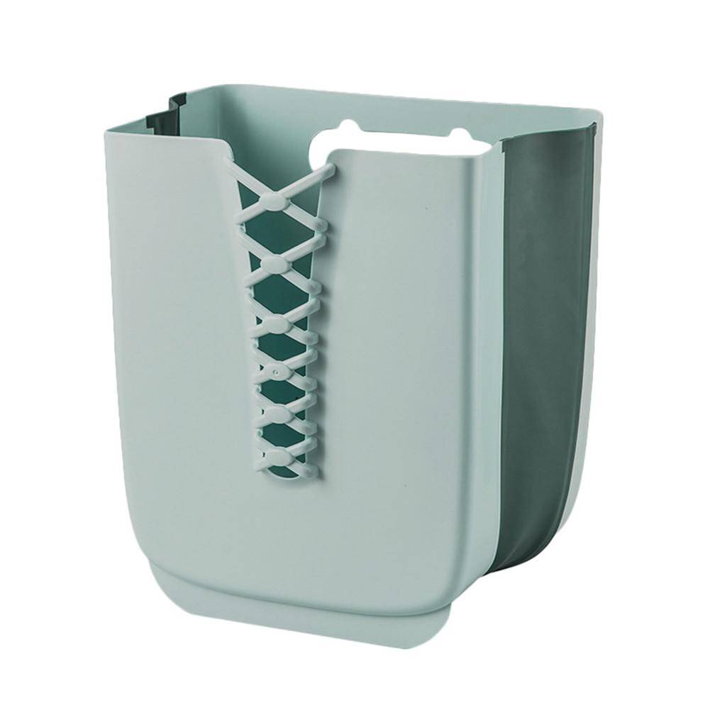 Naścienny kosz na pranie składane kosze robić przechowywania ubrania plastikowe przenośne pudełko wykończeniowe łazienka kosz na pranie: zielony