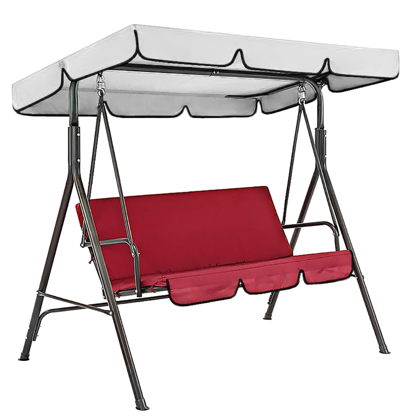 Top Selling Outdoor Swing Cushion 3 Seater Swing Chair Cushion Waterproof Swing Seat Pads Support #y