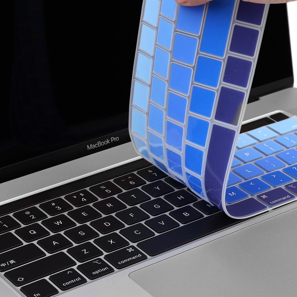 Keyboard Cover for Macbook Pro 16 Model A2141 US Enter English Alphabet Silicone Keyboard Protector Skin