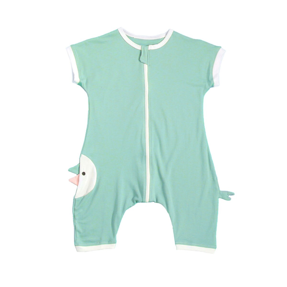 Zomer Baby Cartoon Katoenen Pyjama Slaapzak Voor Baby Jongen Meisje Koele Gevoel Dunne Wearable Deken Met Benen: D / 80