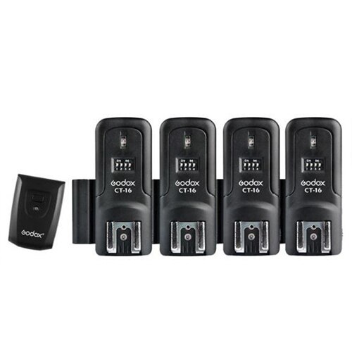 Godox CT-16 Kit Trasmettitore E Ricevitore Flash Wireless Radio 16 Canali