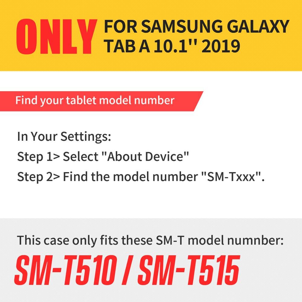 Hoesjes voor samsung galaxy tab  a 10.1 hoes afneembare kickstand siliconen schokbestendige tablethoes voor galaxy  t510/t515