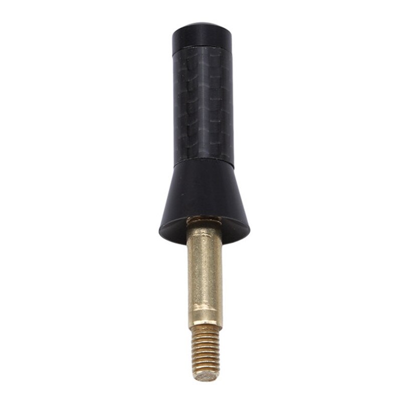 Bilstyling tagantenne forbedret signal 3.5cm kulfiber skrue metal kort stubbet mast antenne radio auto tilbehør: Default Title