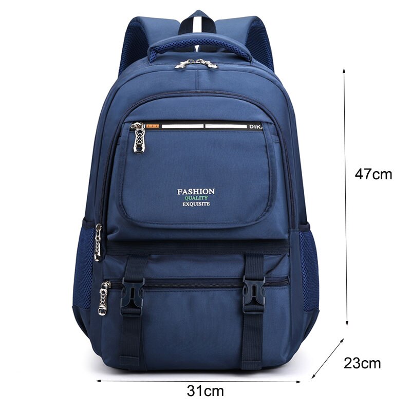 Men Backpack Bag College Student Computer Bag Female Travel Boys Work Waterproof School University Backpack Teenage: blue1071