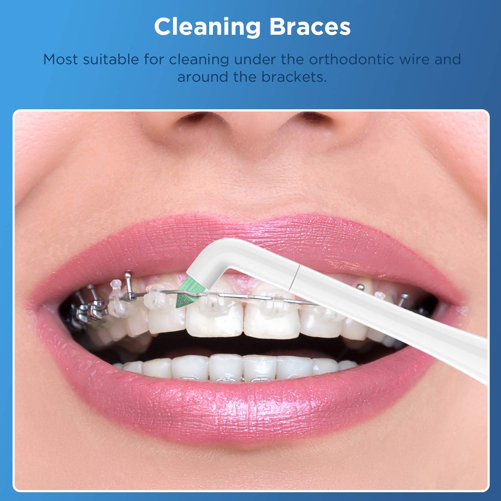 Cabezales de cepillo Interdental Fairywill, cabezales de repuesto para cepillo de dientes eléctrico sónico FW-507 FW-508 FW-917 FW-959 D7 D8