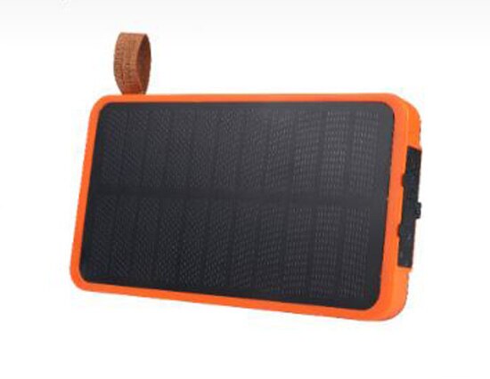 Ggx energy 10000 mah 2w/4w/6w/8w foldbar solcellepanel batterioplader til telefon bærbar strømbank til camping udendørs brug: 2w solpanel
