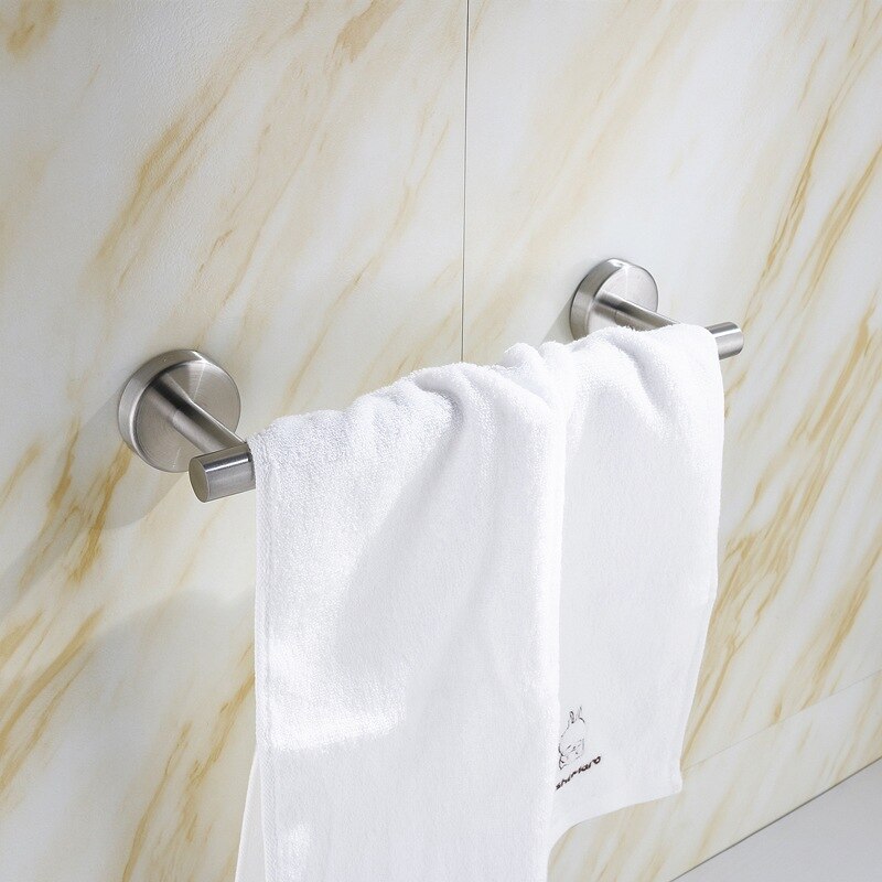 Håndklædeholder rustfrit stål køkken badeværelse håndklæde toiletpapir holder til håndklæder bar jernbane bøjle håndklædeholder arrangør