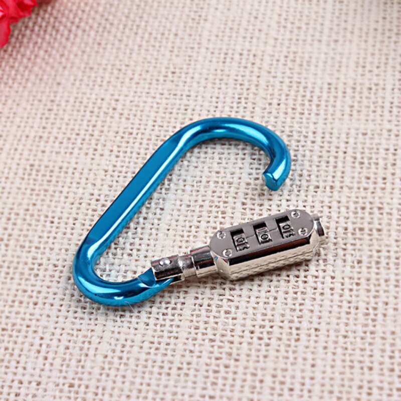 1pc 3 Digit Vorhängeschloss Aluminium Lock Beutel Zubehör Reise Gepäck Koffer Code Sicherheit Kombination Schloss Travel Zubehör