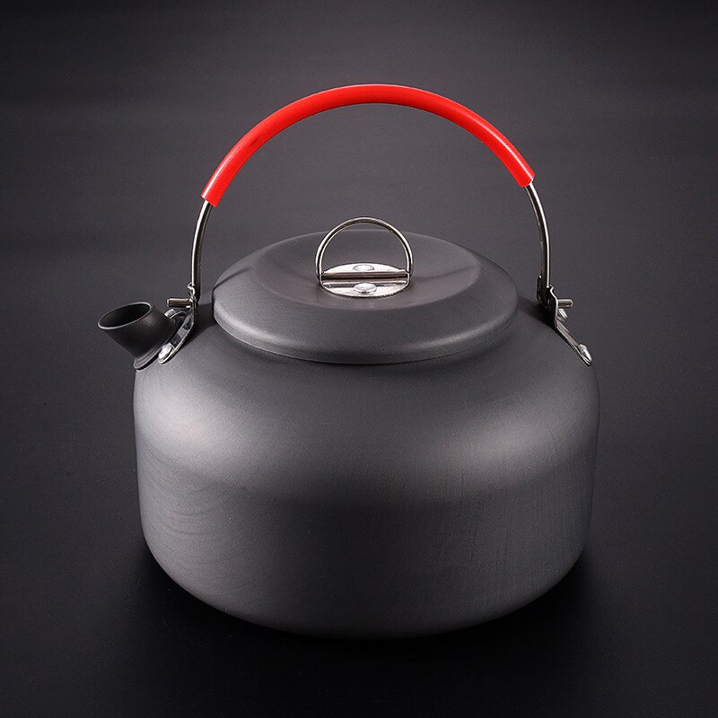 Outdoor Boiled Coffee Pot Lightweight Tableware Kettle Coffee Pot Aluminum Camping Teapot For Picnic Camping Hiking Backpacking