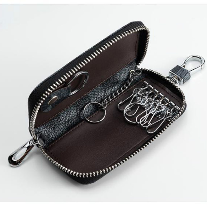 Porte-clés de voiture/pochette porte-monnaie universel porte-clés grande capacité hommes/femmes multi-fonction petit/Long portefeuille