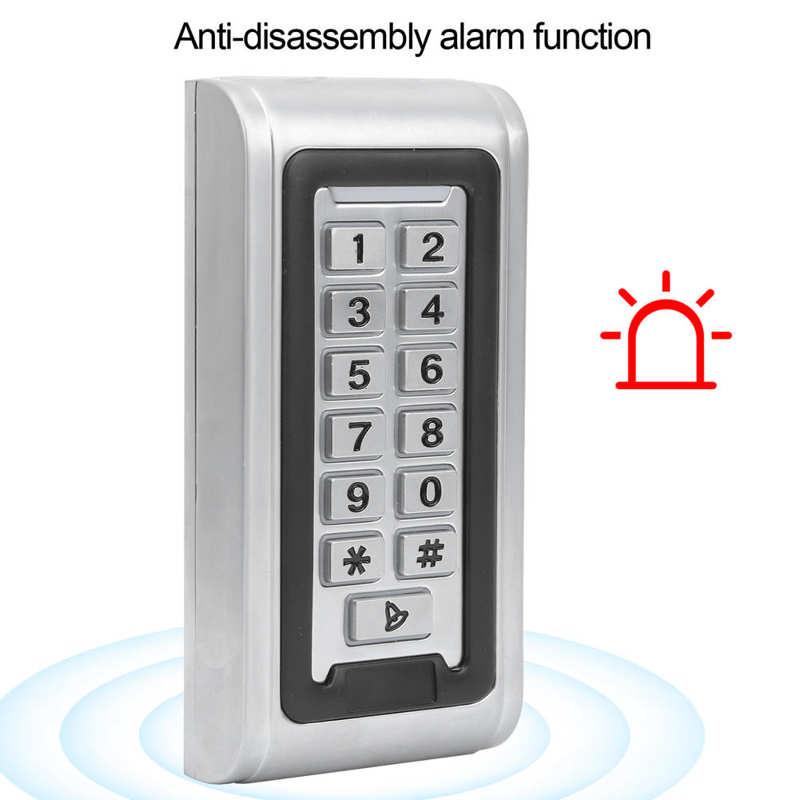 Door Keypad 13.56MHz RFID Password Card Access Control Wiegand26 Lock