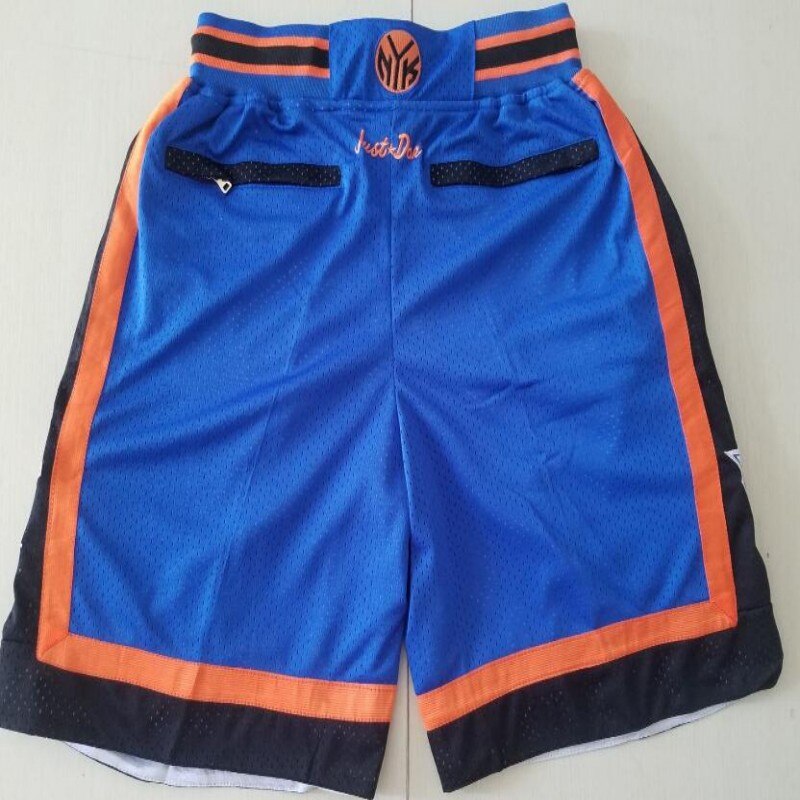 New York knties Men Just Don Retro classici in legno duro tasca ricamata NBA migliori pantaloncini da basket in mesh