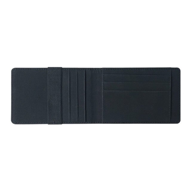 1Pcs Pu Lederen Kaarthouder Portemonnee Portemonnee Kaarthouder Dunne Credit Card Case: Black