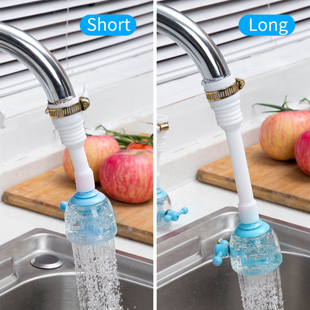 360 Degree Swivel Kitchen Faucet Tubs Bathroom Water Saver Tool Hand Washing Faucet Extender Rotating Faucet Aerator